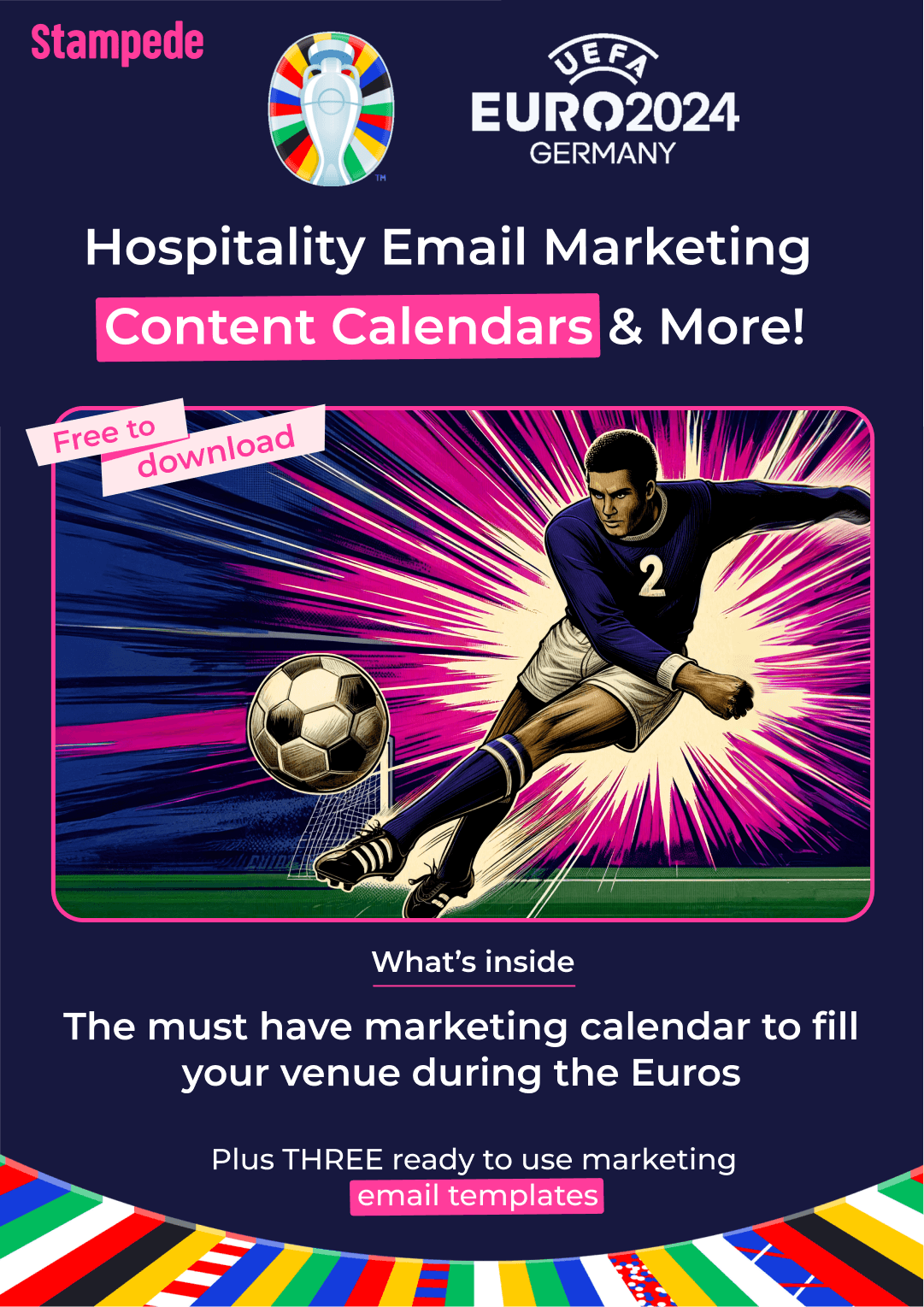 Euros 2024 essential content calendar for hospitality venues
