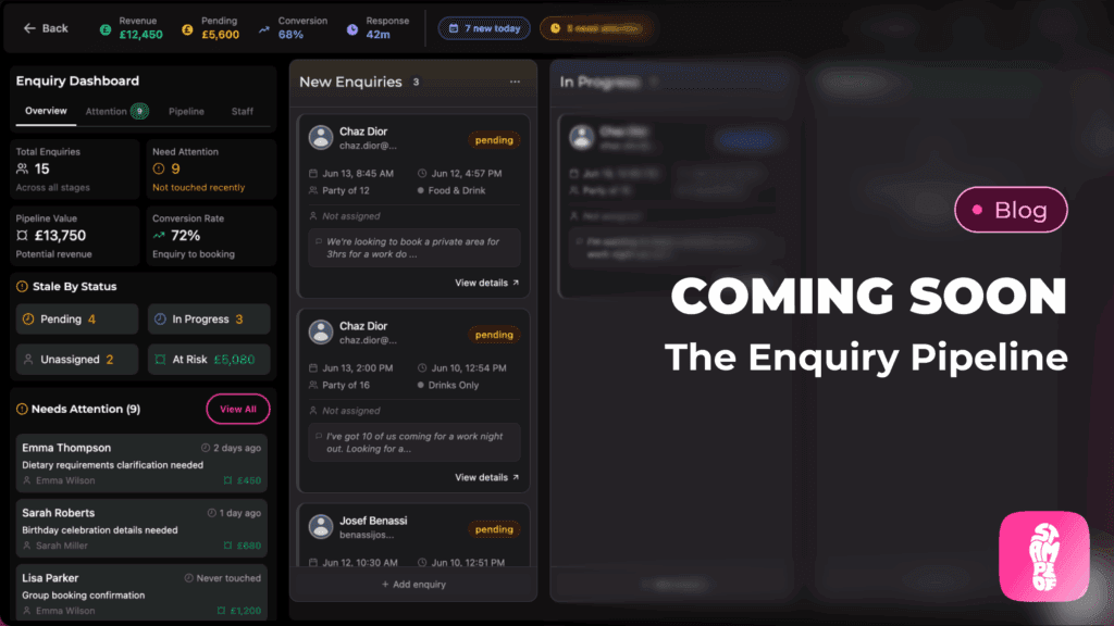 Coming Soon – The Enquiry Pipeline