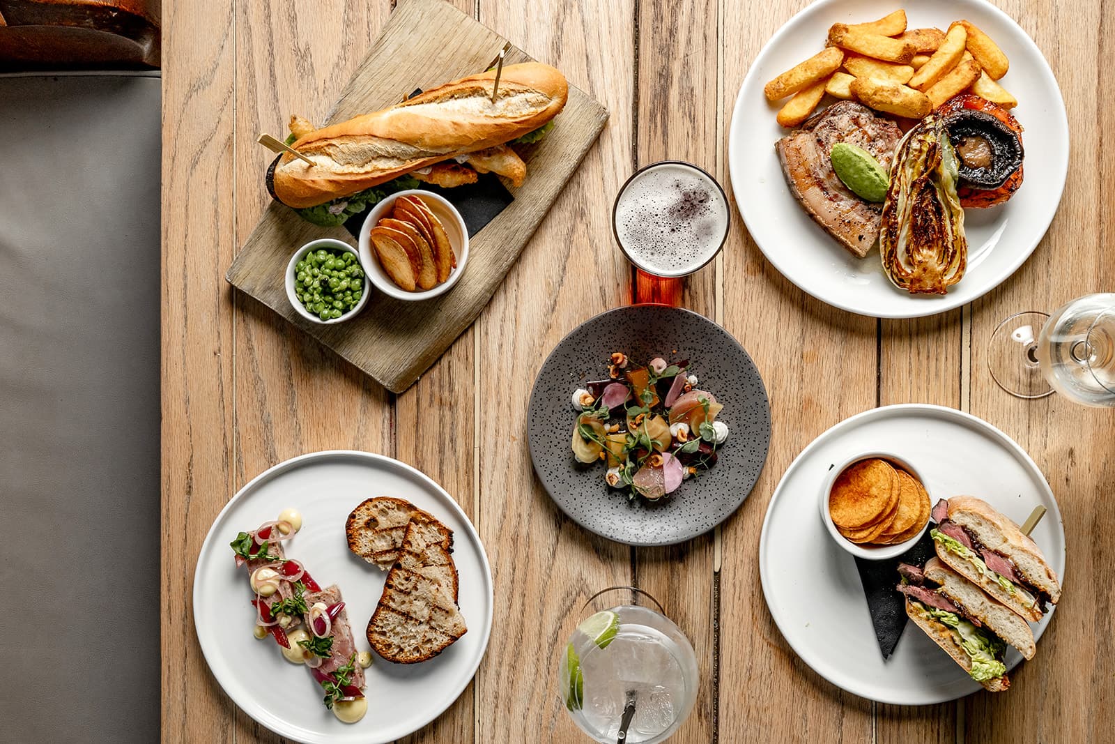 Food at the George & Dragon, a Sankey's venue