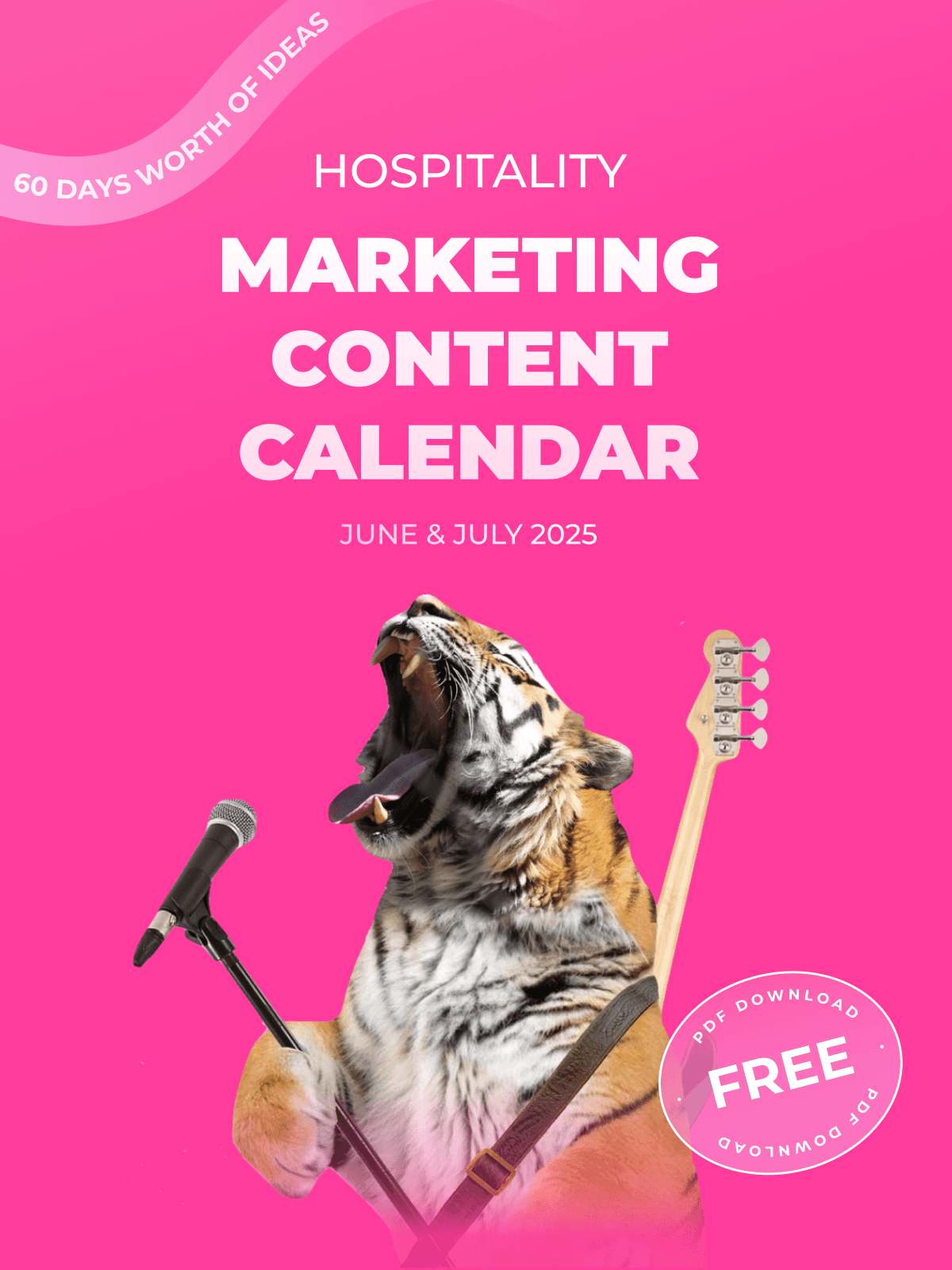 June & July 2025 Hospitality Content Calendar